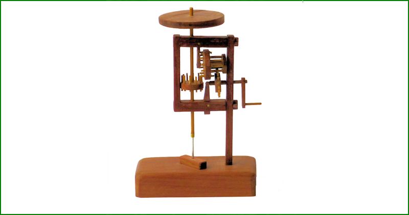 Houten boormachine